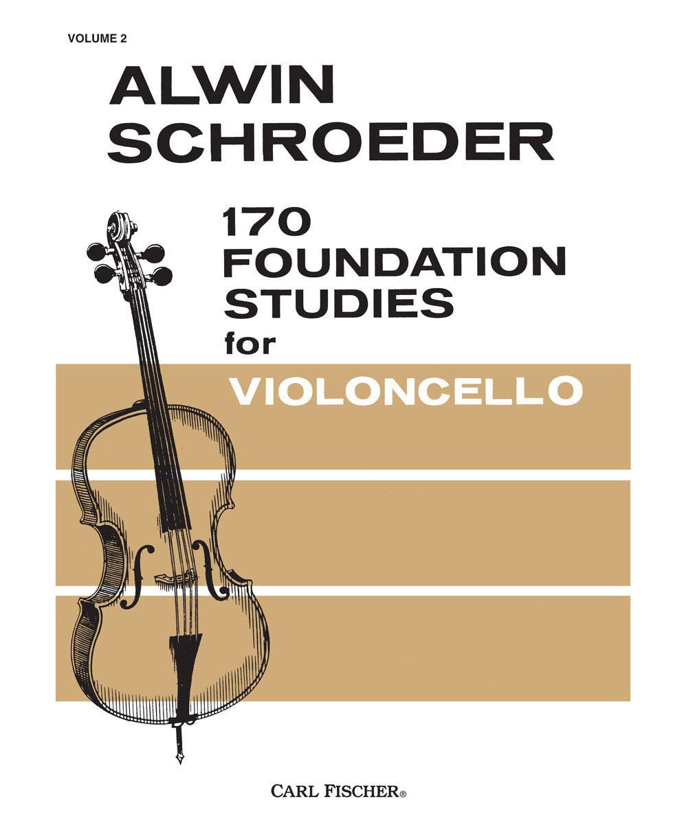 Schroeder, A. - 170 Foundation Studies for Violoncello - Remenyi House of Music