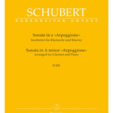 Schubert F. - Arpeggione Sonata In A - D 821 Bb Clar - Remenyi House of Music