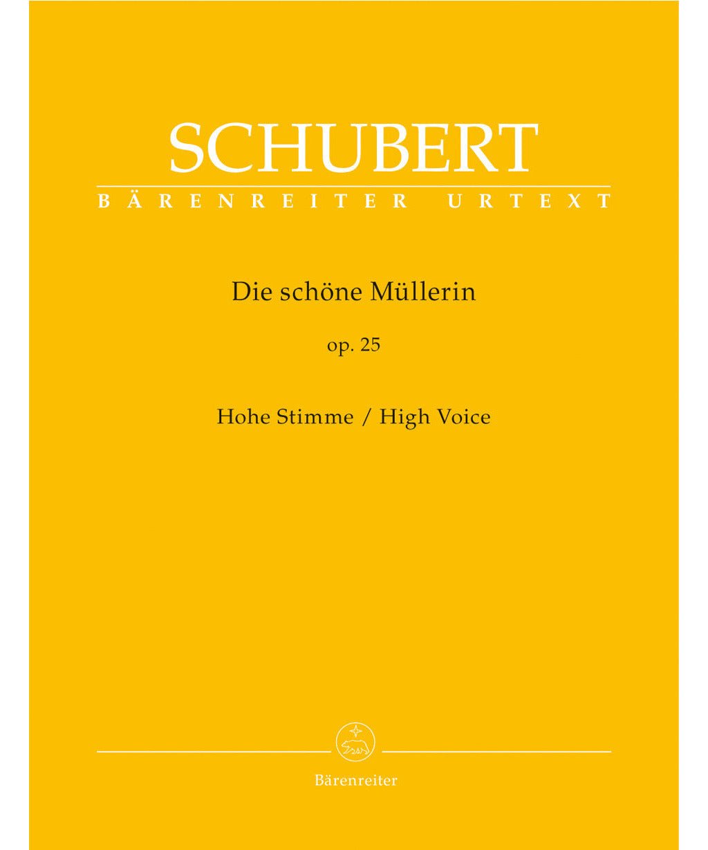 Schubert F. - Die Schoene Mullerin Op 25 - High - Remenyi House of Music