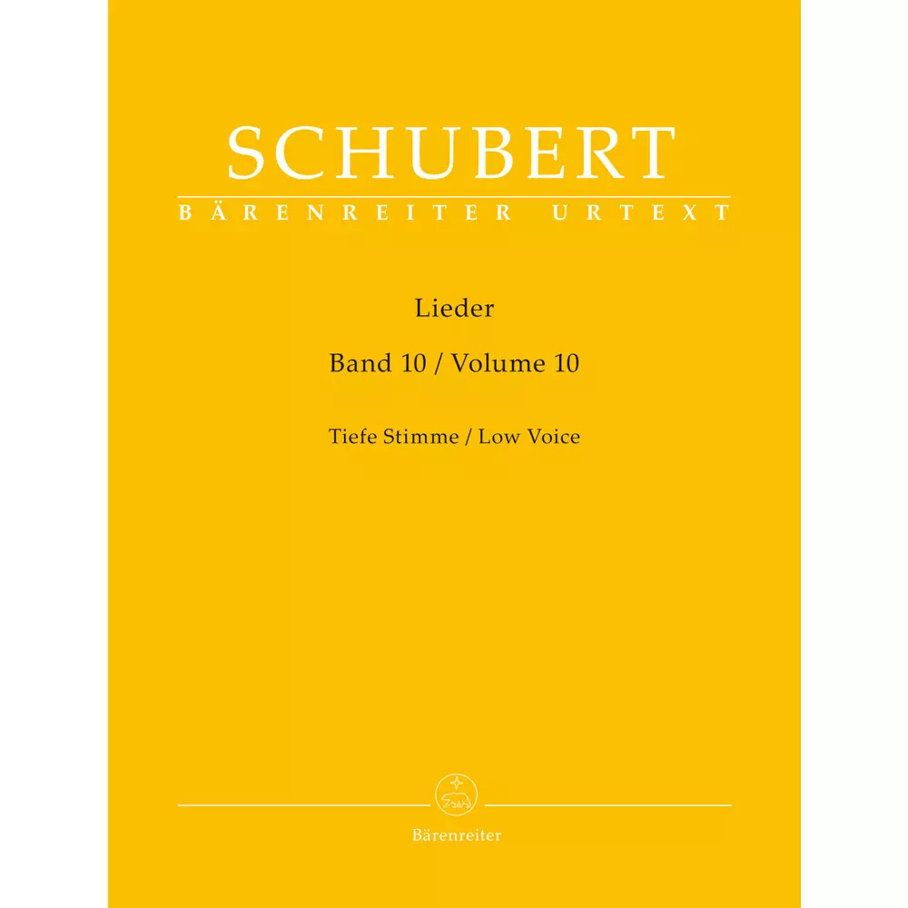 Schubert, F. - Lieder, Volume 10 - Low Voice - Remenyi House of Music
