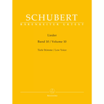 Schubert, F. - Lieder, Volume 10 - Low Voice - Remenyi House of Music