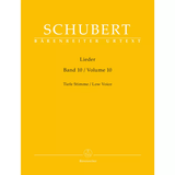 Schubert, F. - Lieder, Volume 10 - Low Voice - Remenyi House of Music