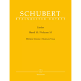 Schubert, F. - Lieder, Volume 10 (Medium Voice) - Remenyi House of Music