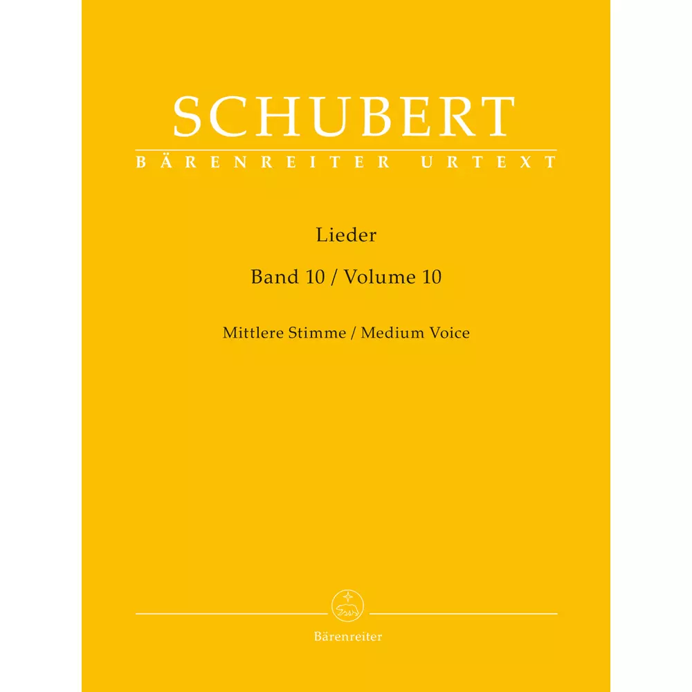 Schubert, F. - Lieder, Volume 10 (Medium Voice) - Remenyi House of Music