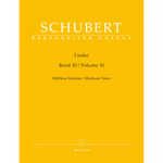 Schubert, F. - Lieder, Volume 10 (Medium Voice) - Remenyi House of Music