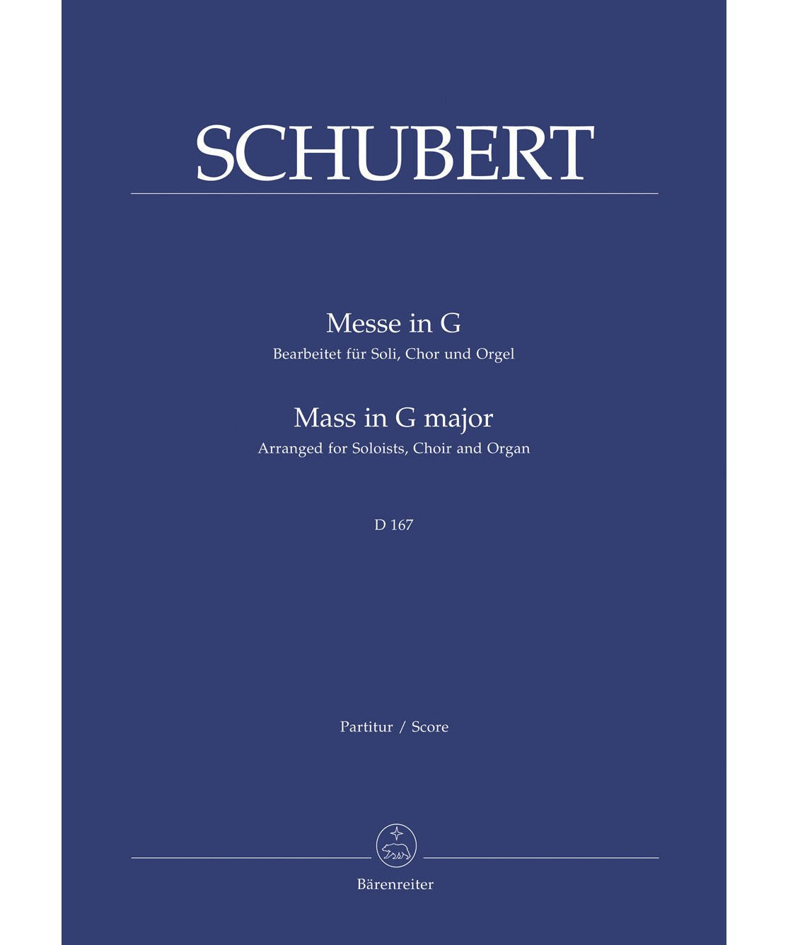 Schubert F. - Mass In G D 167 - SATB & Organ - Remenyi House of Music