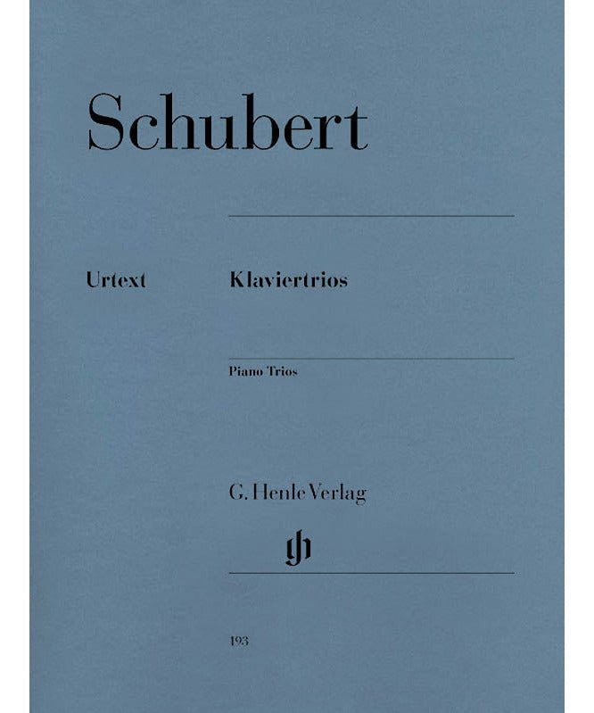 Schubert, F. - Piano Trios - Remenyi House of Music