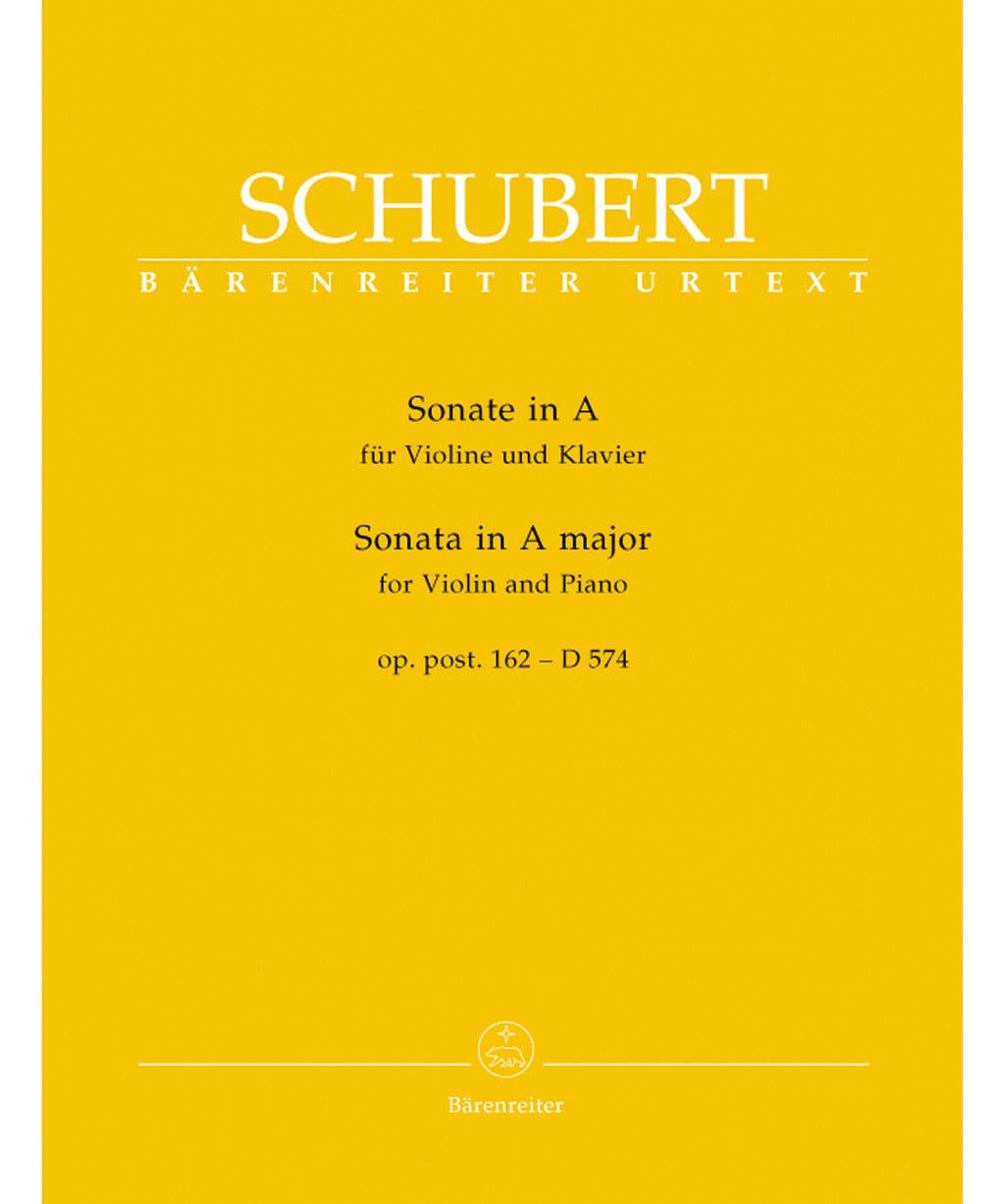 Schubert, F. - Sonata for Violin and Piano in A major op. post.162 D 574 - Remenyi House of Music