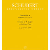 Schubert, F. - Sonata for Violin and Piano in A major op. post.162 D 574 - Remenyi House of Music