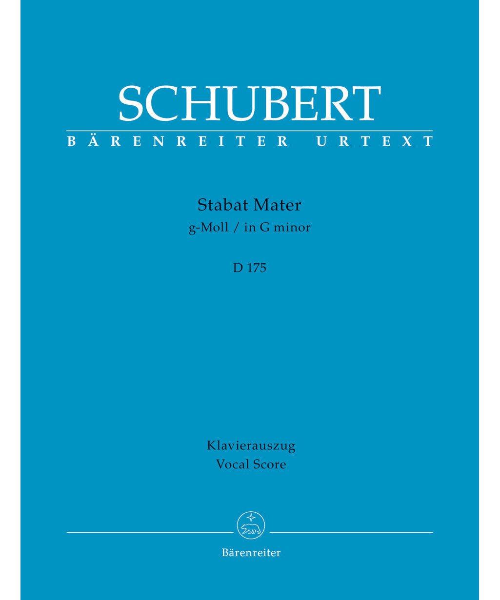 Schubert F. - Stabat Mater In G - D 175 - Remenyi House of Music