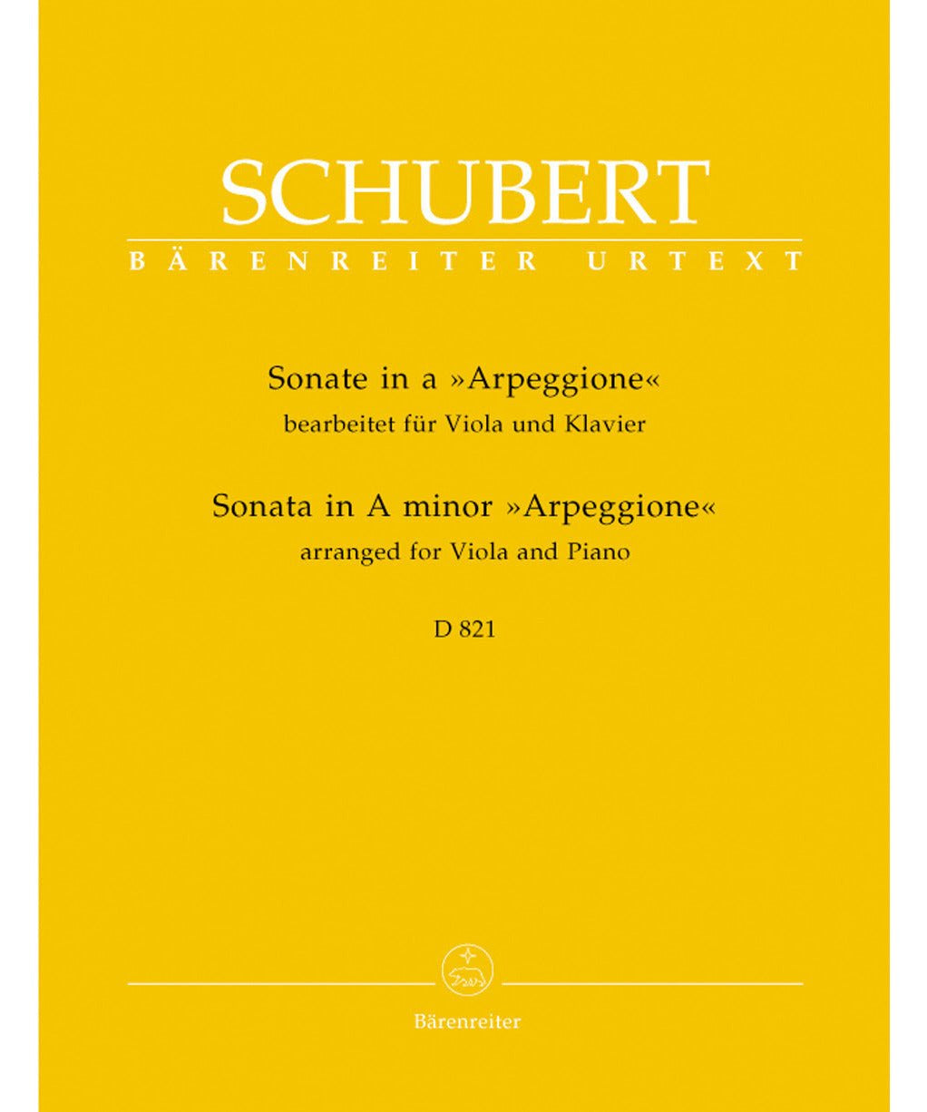 Schubert F. - Viola Sonata In A - Arpeggione - Remenyi House of Music