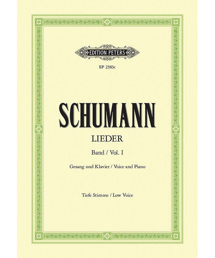 Schumann, R. - Complete Songs, Volume 1 (Low Voice) - Remenyi House of Music