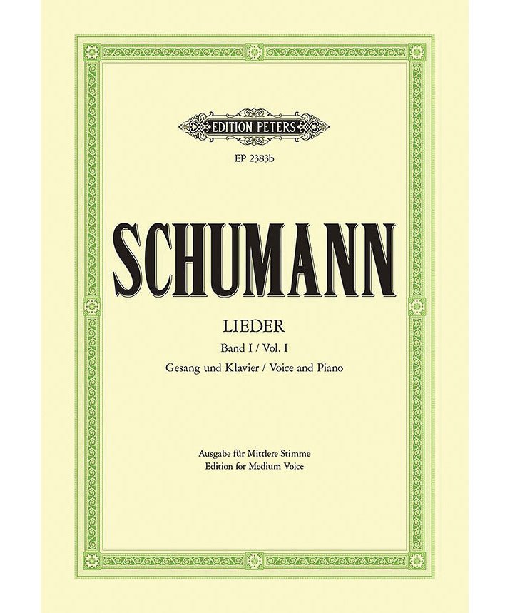 Schumann R. - Complete Songs Volume 1 - Medium Voice - Remenyi House of Music