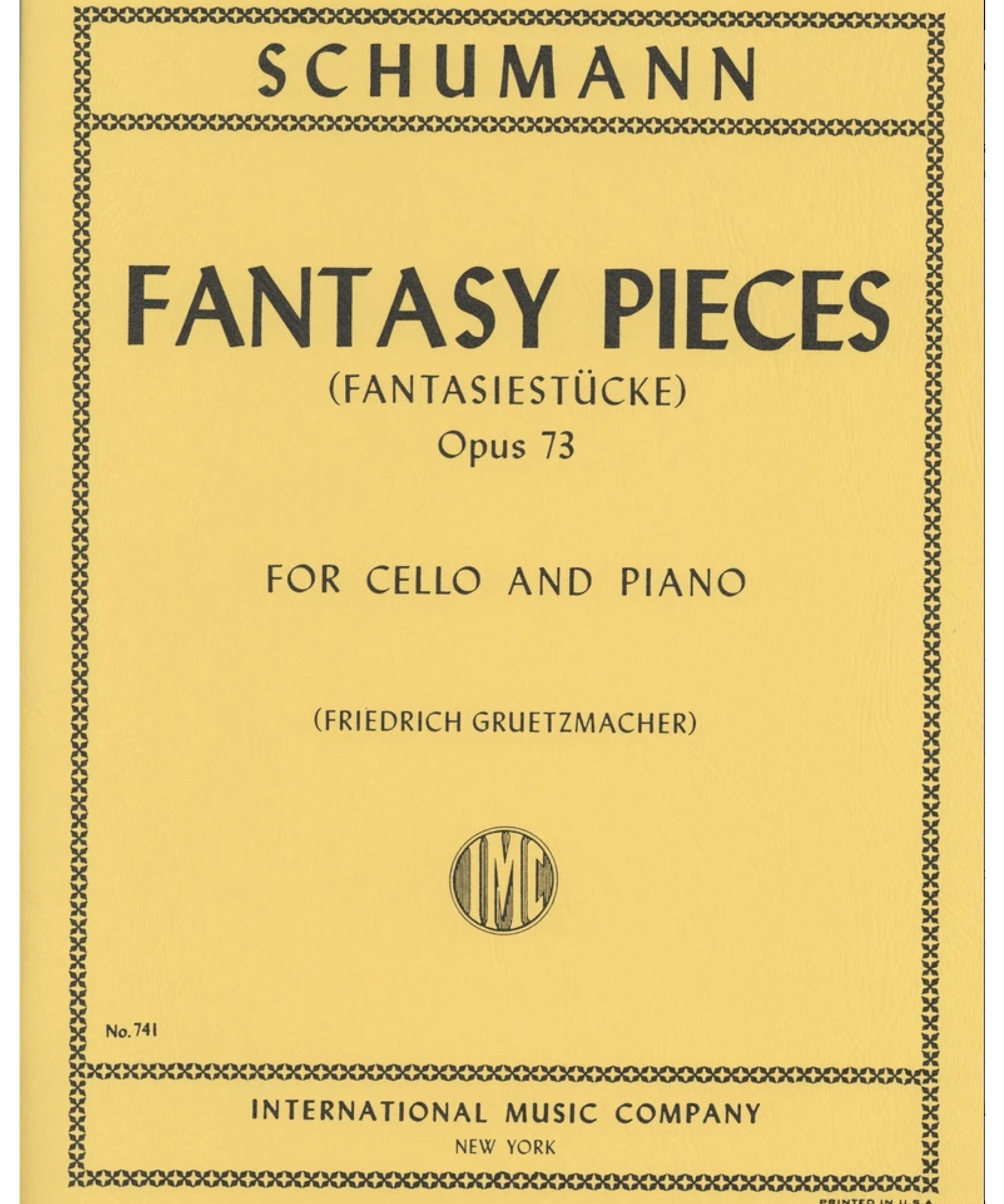 Schumann R. - Fantasy Pieces Op 73 - Remenyi House of Music