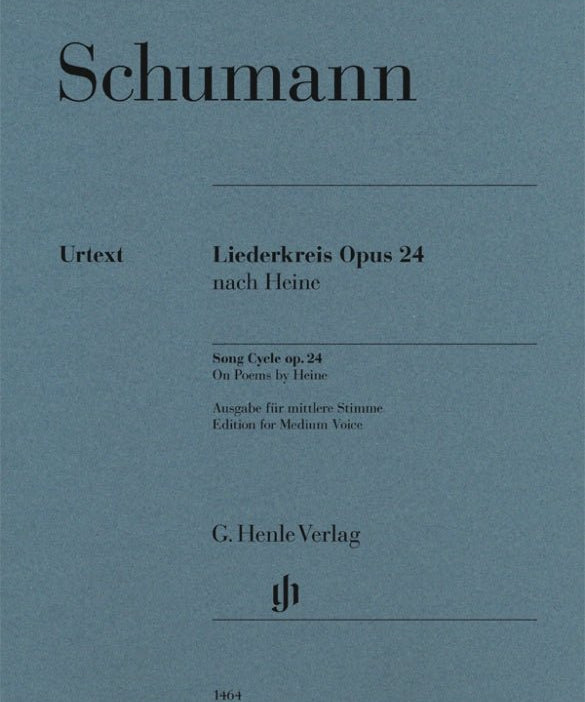 Schumann, R. - Liederkreis, Op. 24 (Medium Voice) - Remenyi House of Music