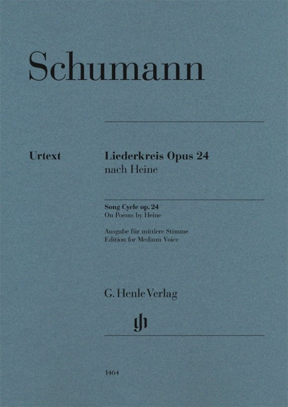 Schumann, R. - Liederkreis, Op. 24 (Medium Voice) - Remenyi House of Music