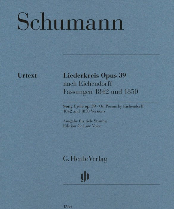 Schumann, R. - Liederkreis - Song Cycle Op. 39, On Poems by Eichendorff - Remenyi House of Music