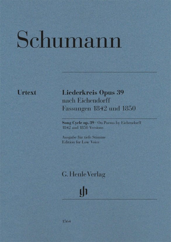 Schumann, R. - Liederkreis - Song Cycle Op. 39, On Poems by Eichendorff - Remenyi House of Music