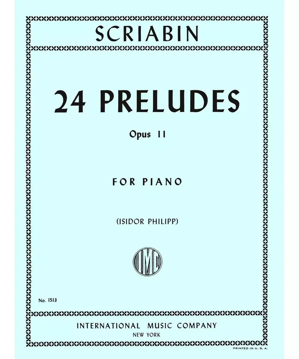 Scriabin, A. - 24 Preludes, Op.11 - Remenyi House of Music