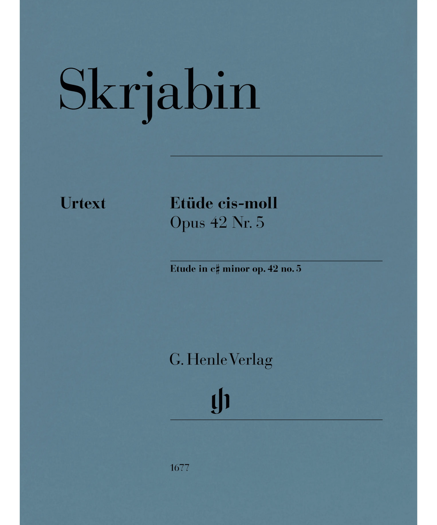 Scriabin, A. - Etude in C sharp Minor Op. 42, No. 5 - Remenyi House of Music