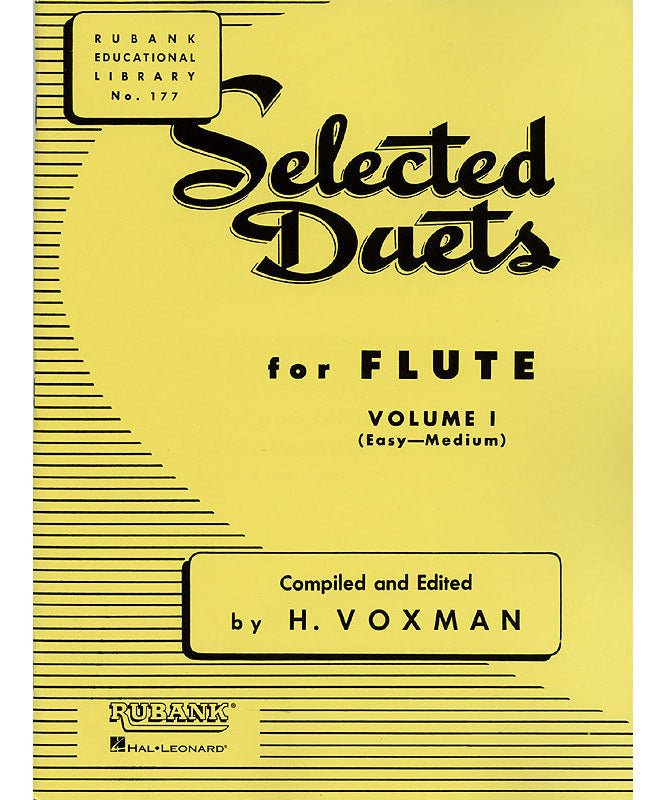 Selected Duets for Flute - Volume 1 - Easy to Medium - Remenyi House of Music