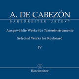 Selected Works for Keyboard, Volume IV - Remenyi House of Music