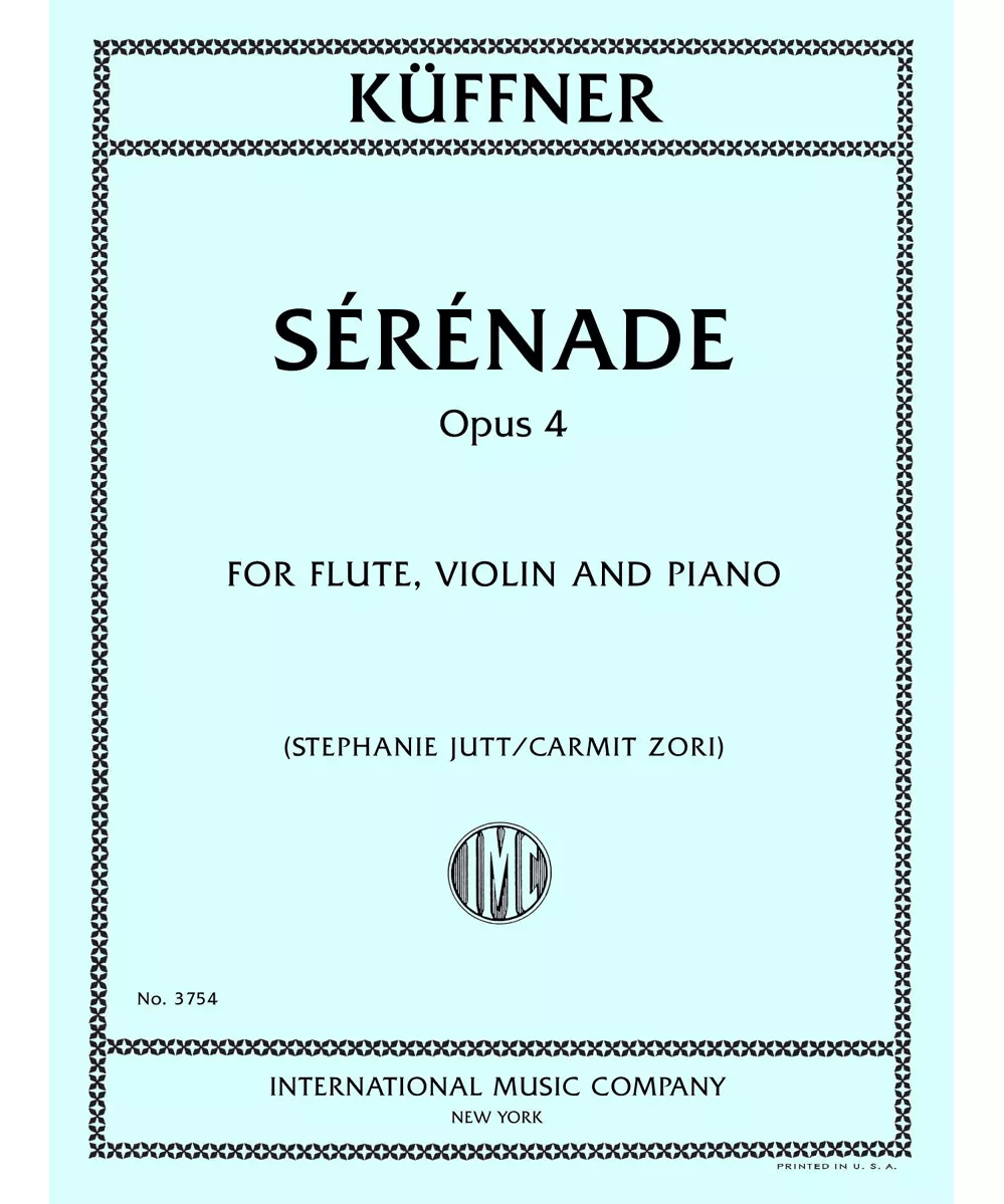 Serenade, Opus 4, for Flute, Violin and Piano - Remenyi House of Music