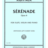 Serenade, Opus 4, for Flute, Violin and Piano - Remenyi House of Music