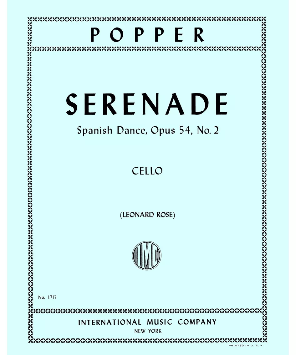 Serenade, Opus 54, No. 2 - Remenyi House of Music