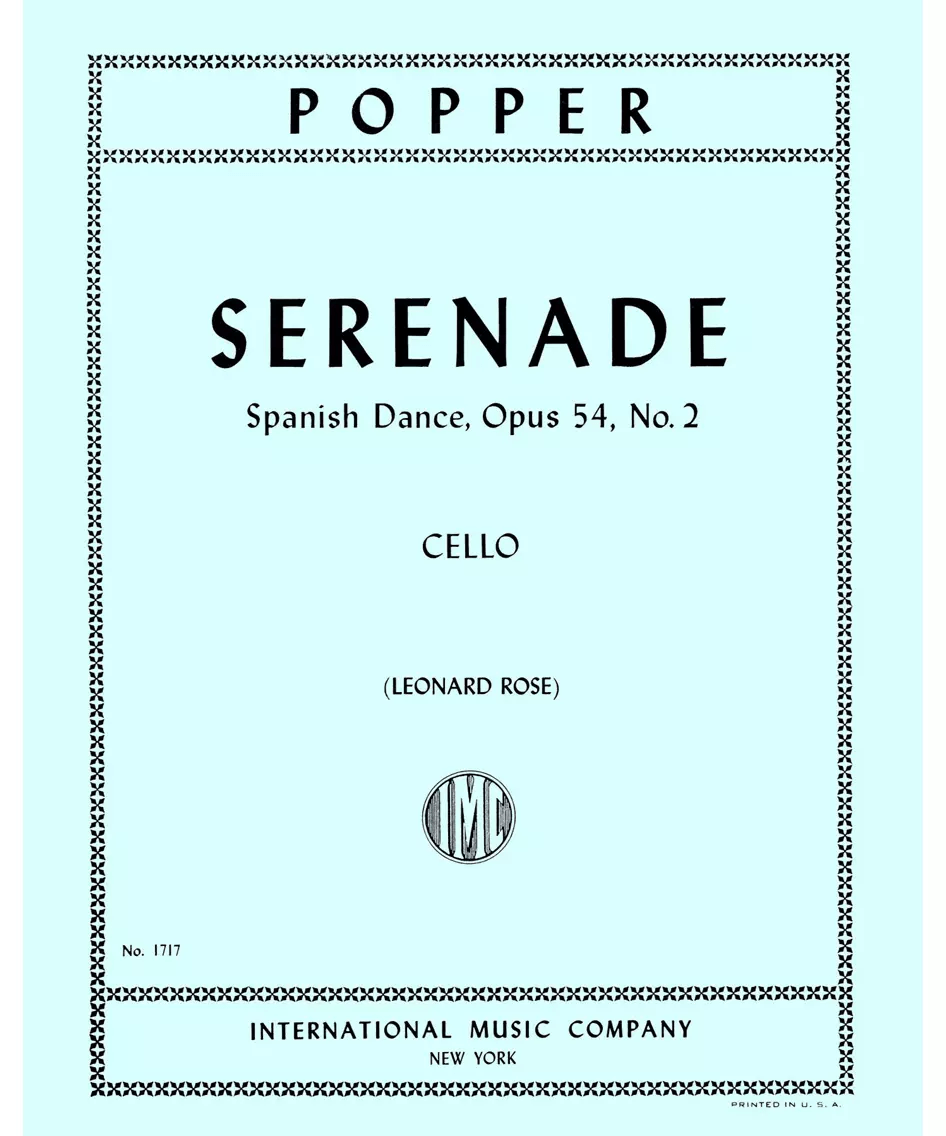 Serenade, Opus 54, No. 2 - Remenyi House of Music