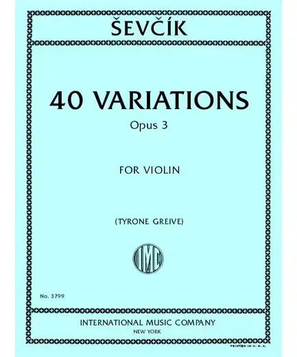 Ševčík O. - 40 Variations, Op 3 - Remenyi House of Music