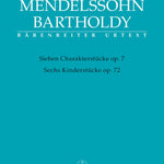 Seven Character Pieces op. 7 / Six Children's Pieces op. 72 - Remenyi House of Music
