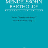 Seven Character Pieces op. 7 / Six Children's Pieces op. 72 - Remenyi House of Music