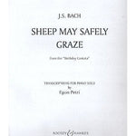 Sheep May Safely Graze - Remenyi House of Music