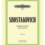 Shostakovich, D. - 3 Duets for 2 Violins & Piano - Remenyi House of Music