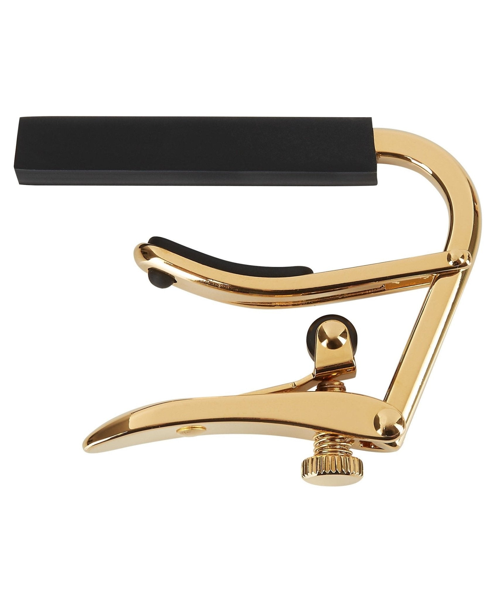 Shubb Capo Royale Series C2g Capo for Nylon String Guitar, Gold Finish - Remenyi House of Music