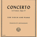 Sibelius, J. - Violin Concerto in D Minor, Op. 47 - Remenyi House of Music