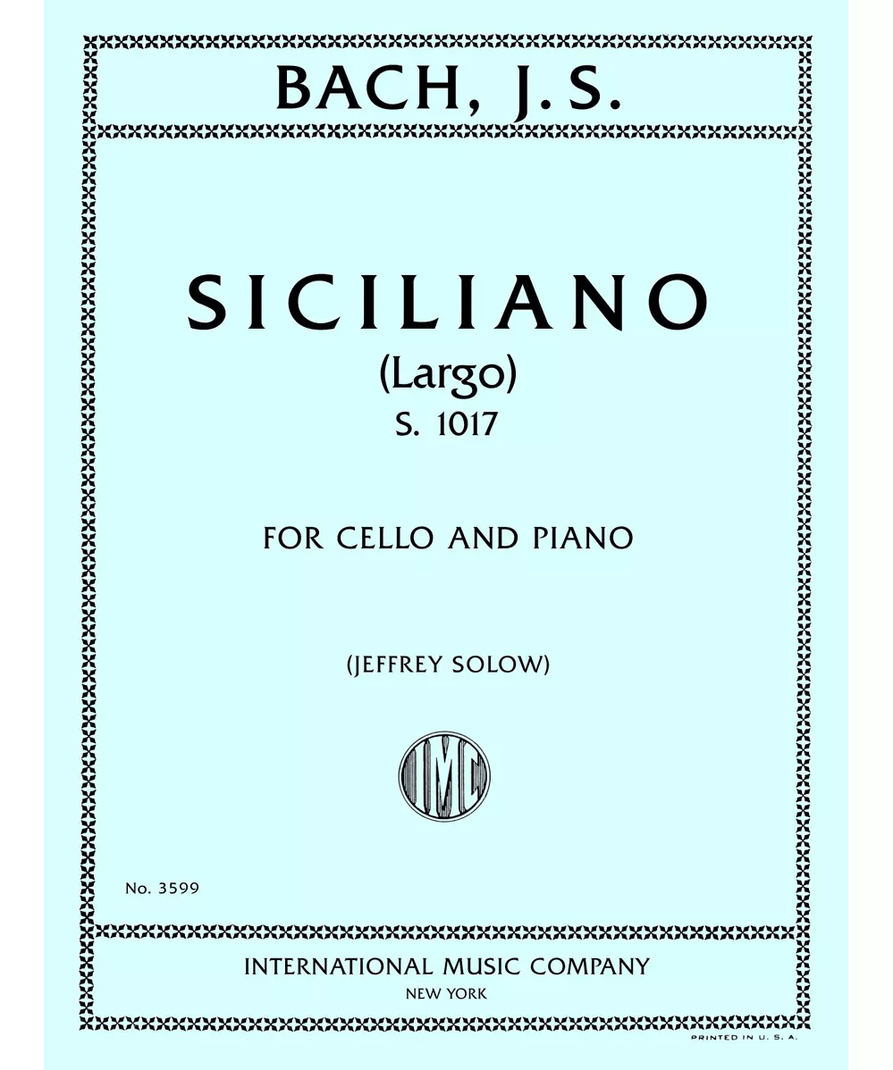 Siciliano (Largo), S. 1017 - Remenyi House of Music