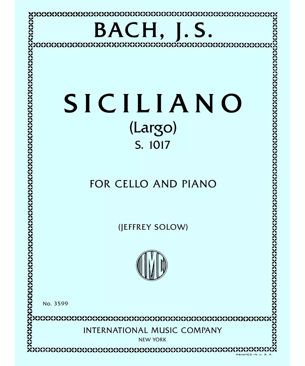 Siciliano (Largo), S. 1017 - Remenyi House of Music