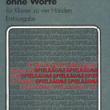 Sieben Lieder ohne Worte für Klavier zu vier Händen op. 62/1 - 6, 67/1 - Remenyi House of Music