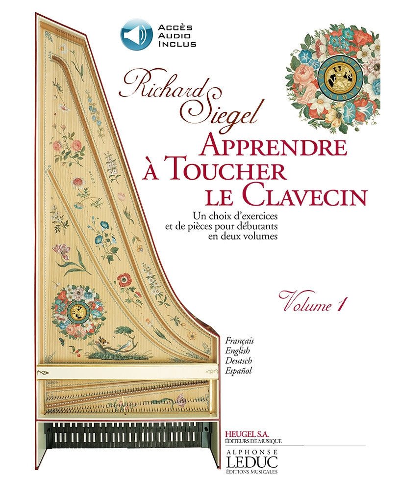 Siegel, R. - Apprendre à Toucher le Clavecin (Méthode) Volume 1 - Remenyi House of Music