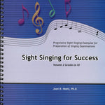 Sight Singing for Success - Vol 2 (Grades 6 - 10) - Remenyi House of Music