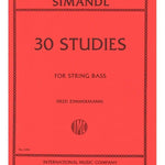 Simandl F. - 30 Studies for String Bass - Remenyi House of Music