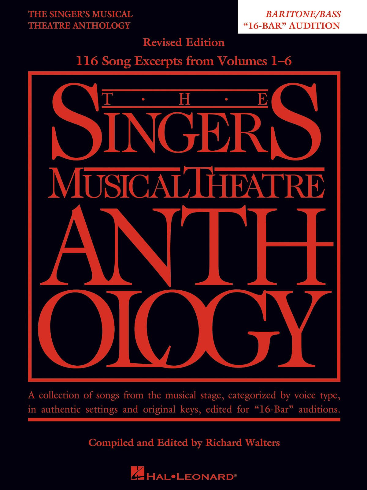 Singer's Musical Theatre Anthology: Baritone/Bass "16 - Bar" Audition - Revised - Remenyi House of Music