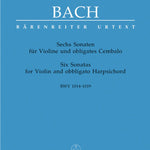 Six Sonatas for Violin and obbligato Harpsichord BWV 1014 - 1019 - Remenyi House of Music