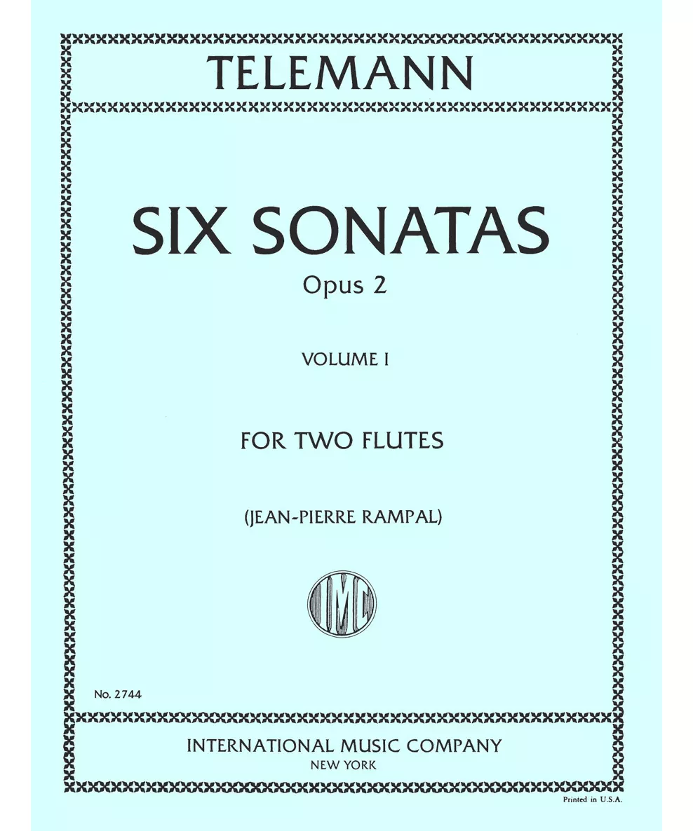 Six Sonatas, Opus 2: Volume I - Remenyi House of Music