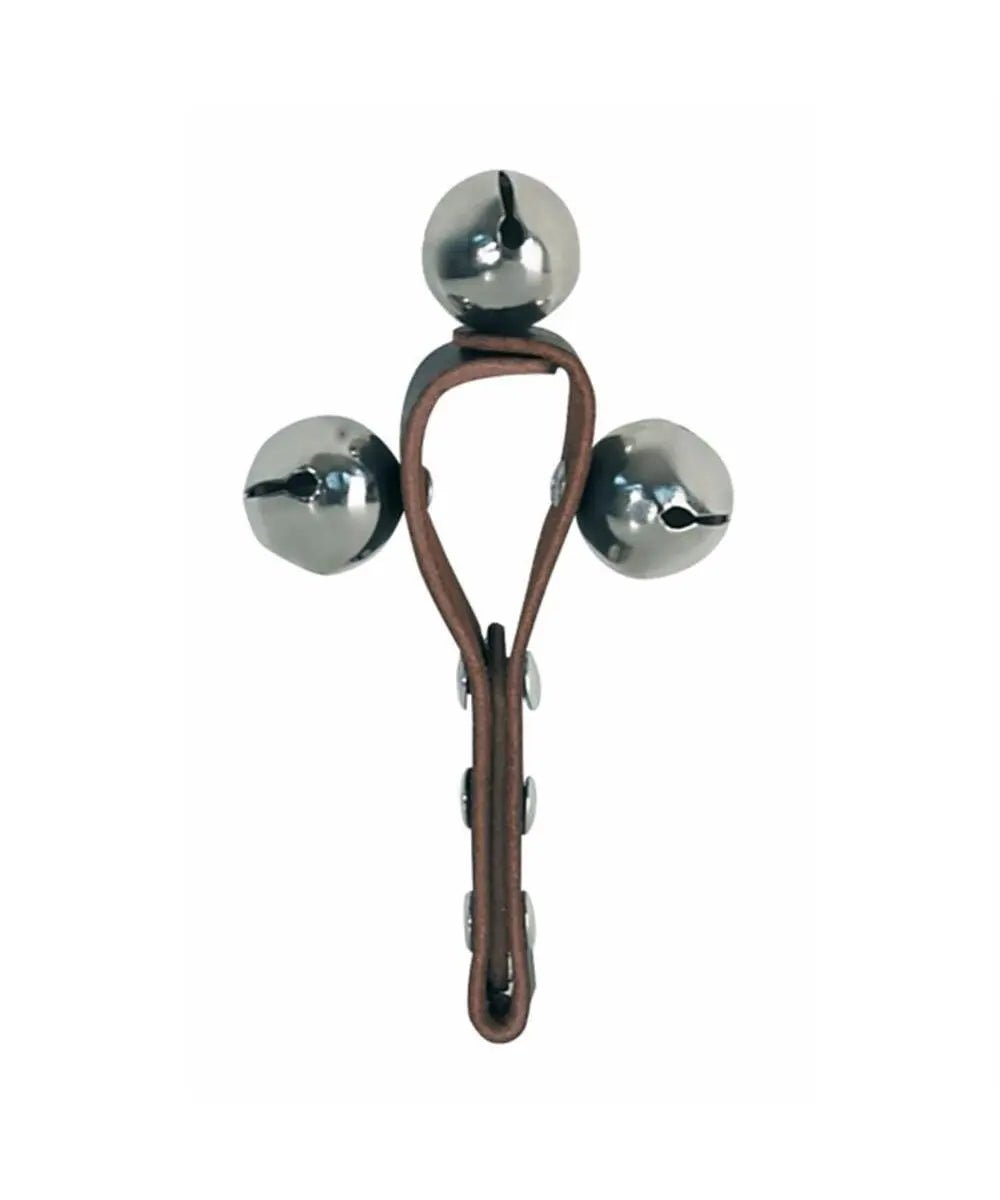 Sleigh Bells - 3 Bells on Leather Strap - Remenyi House of Music