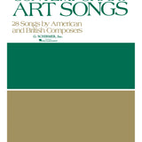 Chansons d'art contemporain : 28 chansons de compositeurs britanniques et américains