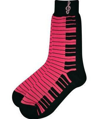 Socks - Neon Pink and Black Keyboard - Remenyi House of Music