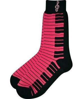 Socks - Neon Pink and Black Keyboard - Remenyi House of Music